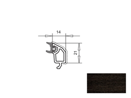 Штапик SL 70 14-21 мм (32 мм) болотный дуб